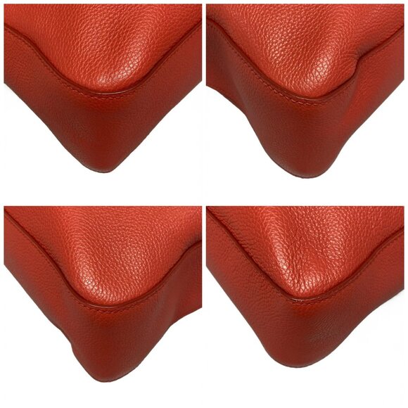 Auth PRADA - 1BC023 Red Leather Shoulder Bag - Picture 16 of 16